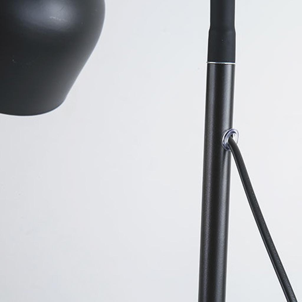 Modern Minimalist Iron Floor Standing Lamp Black Detail