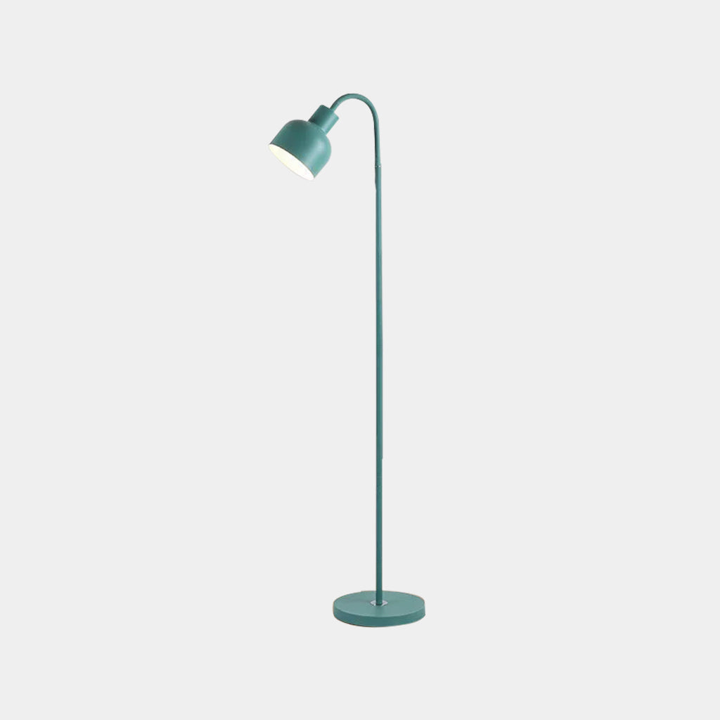 Modern Minimalist Iron Floor Standing Lamp Green