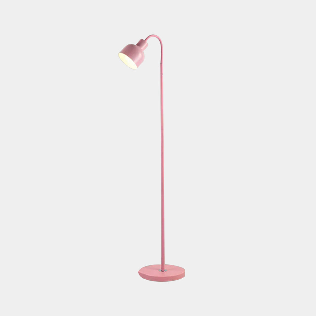 Modern Minimalist Iron Floor Standing Lamp Pink