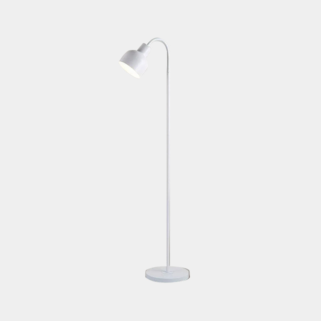 Modern Minimalist Iron Floor Standing Lamp White