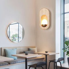 Modern Wood Wall Sconce Living Room