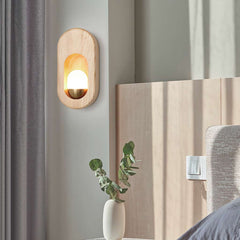 Modern Wood Wall Sconce Entryway