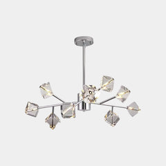 Lustre moléculaire Spoutnik Cristal Cube, Chrome