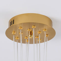 Moon Bubble Chandelier White Canopy
