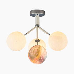 Moon Bubble Light Fixture 4 Color Flush Mount