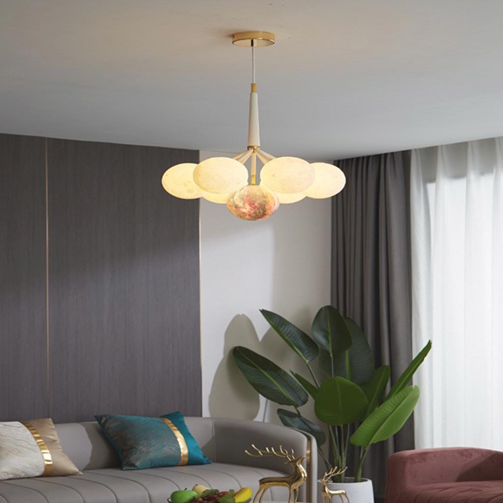 Moon Bubble Light Fixture Pendant Living Room