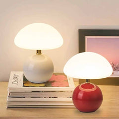 Pilz Tischlampe Niedliche mehrfarbige LED