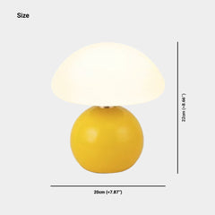 Pilz Tischlampe Niedliche mehrfarbige LED