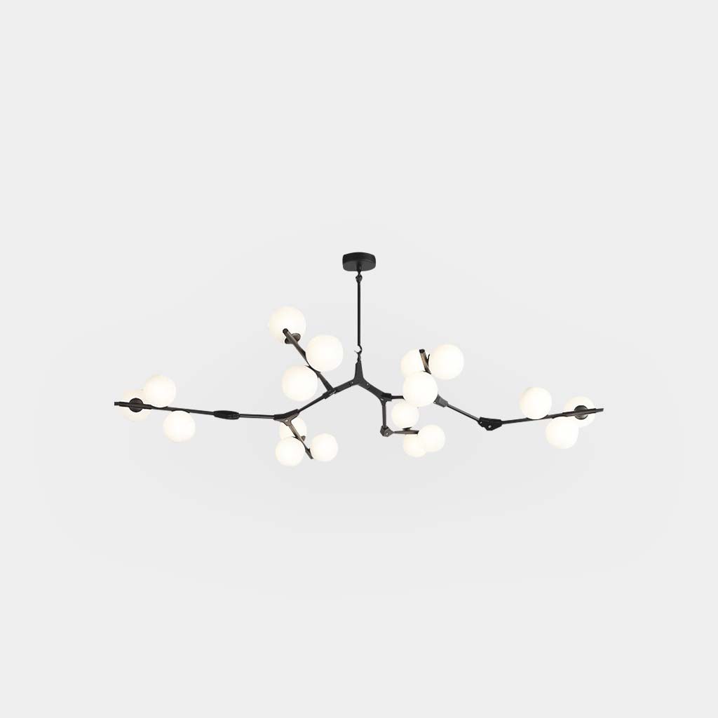 Nordic Bubble Glass ball Black