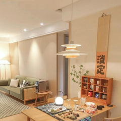 Nordic PH 5 Wooden Pendant Light Log Dining Room