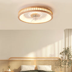 Nordic Wood Acrylic 3 Blade Ceiling Fan with Light Bed Type D