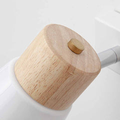 Nordic Wood and Glass Wall Sconce Lighting Holder