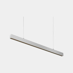 Lampada a sospensione lineare da ufficio LED antiriflesso, Argento