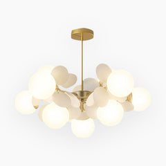 Opal White Branch Chandelier 10