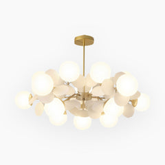 Opal White Branch Chandelier 15