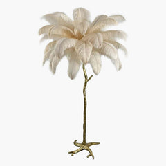 Ostrich-Feather-Floor-Lamp-Light-Apricot