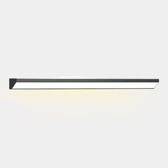 Outdoor LED Wall Sconce Light Linear Aluminum, Black