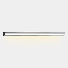 Outdoor LED Wall Sconce Light Linear Aluminum, Black