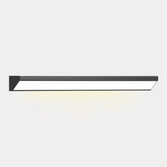 Outdoor LED Wall Sconce Light Linear Aluminum, Black