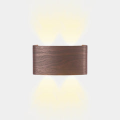 Outdoor Wall Sconce Wood Grain IP54 Waterproof LED