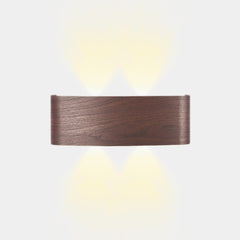 Outdoor Wall Sconce Wood Grain IP54 Waterproof LED