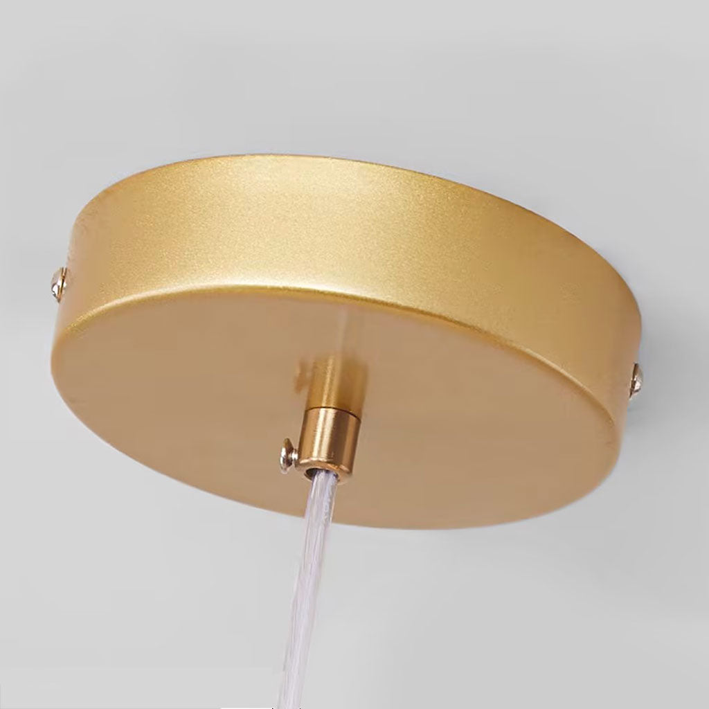 Pendant Chandelier Glass Globe Bubble Canopy