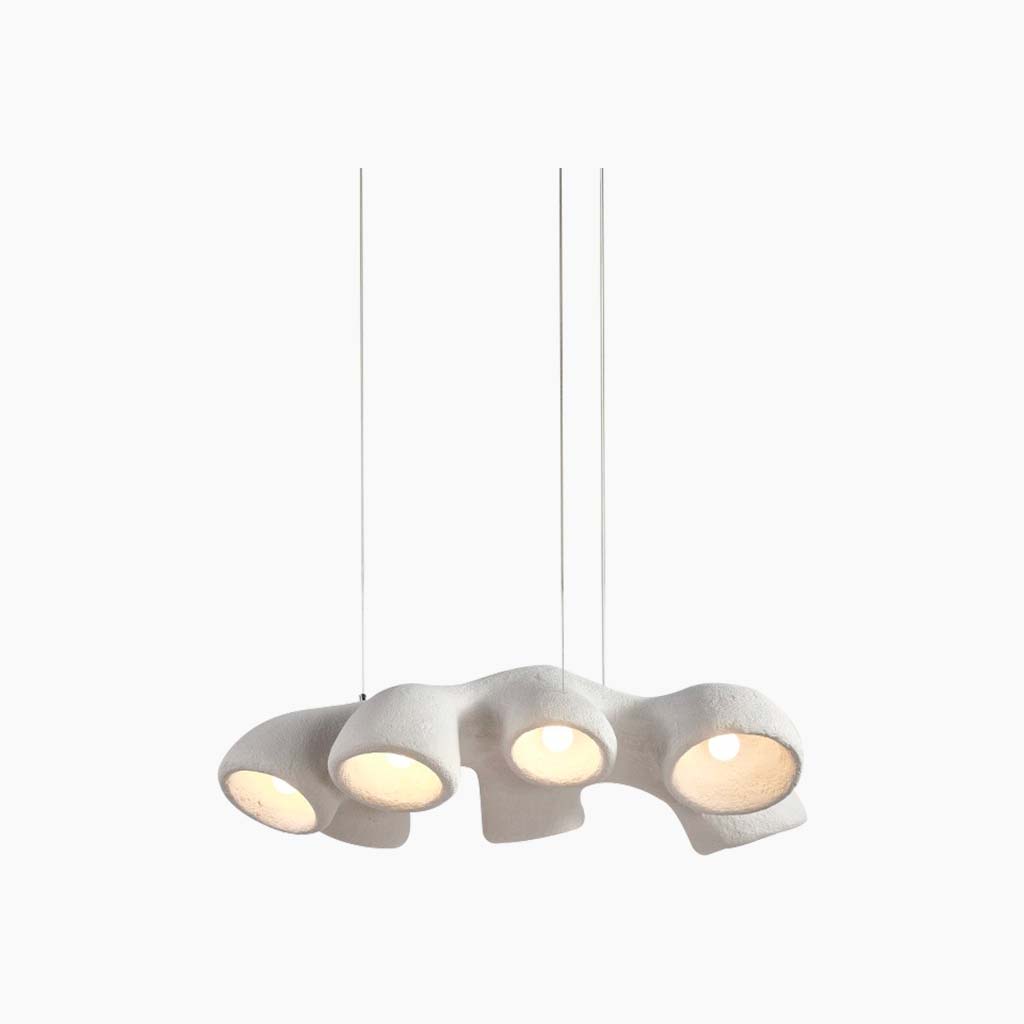 Pendant Chandelier Grey 7 Heads