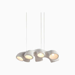 Pendant Chandelier Grey 7 Heads