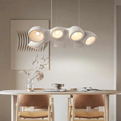 Pendant Chandelier Irregular Grey 7 Heads Dining Room