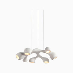Pendant Chandelier Irregular Grey 7 Heads