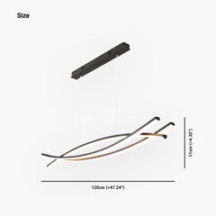 Pendant Chandelier Light Minimalist Size