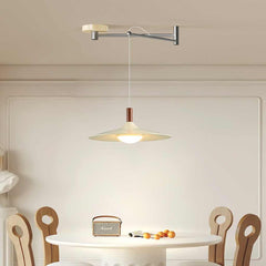 Pendant Light Adjustable Swing Arm Flying Saucer LED Room