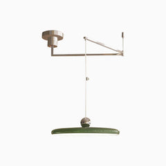 Pendant Light Adjustable Swing Arm UFO Green