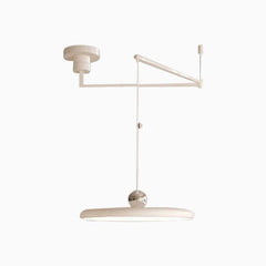 Pendant Light Adjustable Swing Arm UFO White