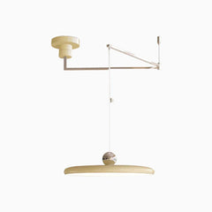 Pendant Light Adjustable Swing Arm UFO Yellow
