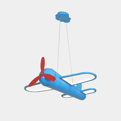 Pendant Light Airplane Dimmable LED for Kids Room
