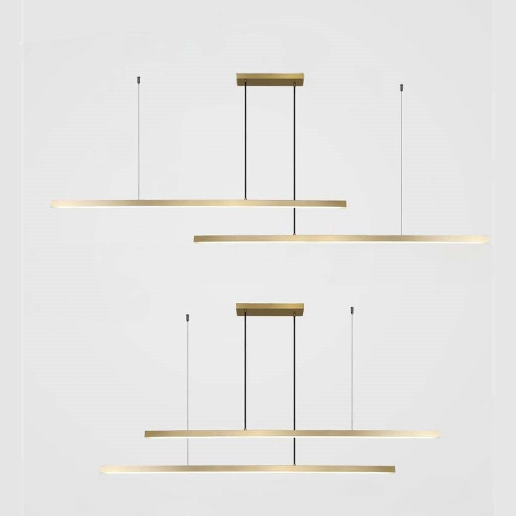 Pendant Light Brass Double