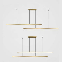 Pendant Light Brass Double