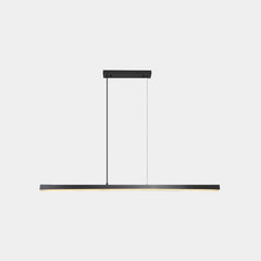 Pendant Light Brass Linear Dimmable Black Long Canopy