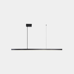 Pendant Light Brass Linear Dimmable Black