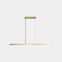Pendant Light Brass Linear Dimmable Gold Long Canopy