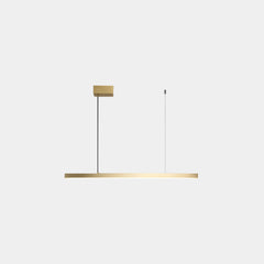 Pendant Light Brass Linear Dimmable LED Gold