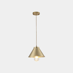 Pendant Light Brushed Brass Gold