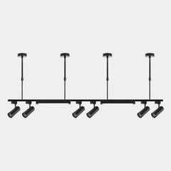 Hanglamp Commerciële Railspot Lineair LED, Zwart