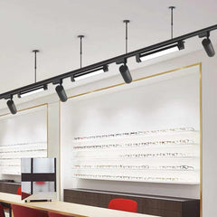 Hanglamp Commerciële Railspot Lineair LED, Zwart