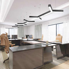 Pendant Light Creative Y Shaped Industrial LED Black Office