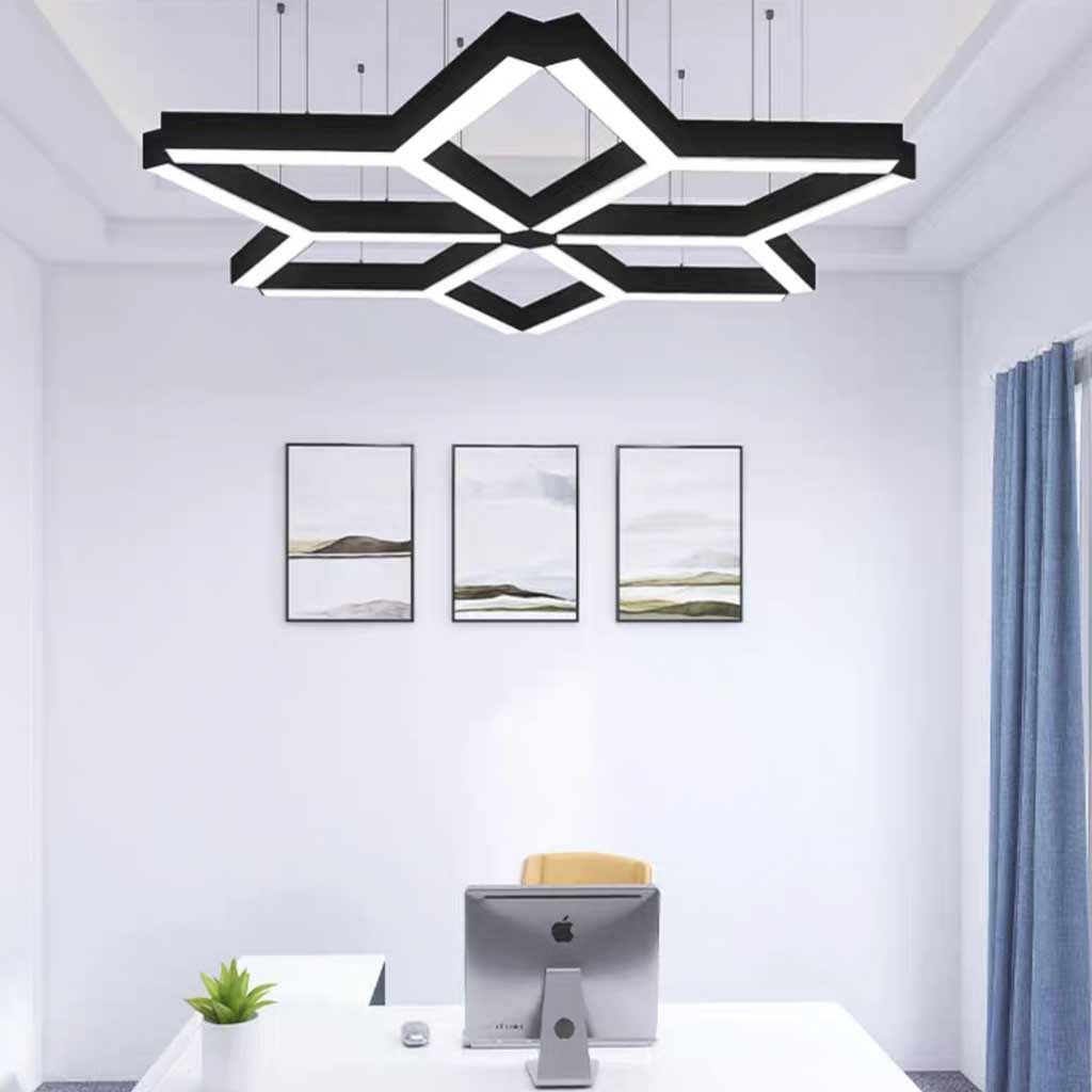 Pendant Light Creative Y Shaped Industrial LED Black Room