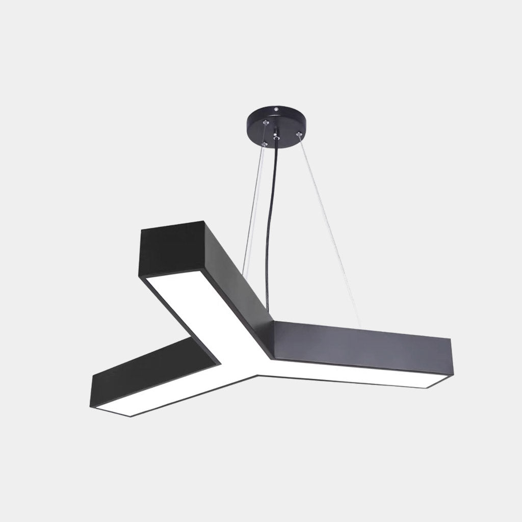 Pendant Light Creative Y Shaped Industrial LED Black