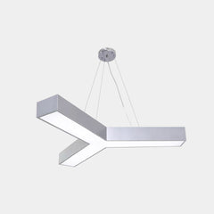 Pendant Light Creative Y Shaped Industrial LED Silver