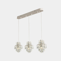 Lampadario a sospensione in cristallo Goccia d'acqua, luce singola / 3 luci